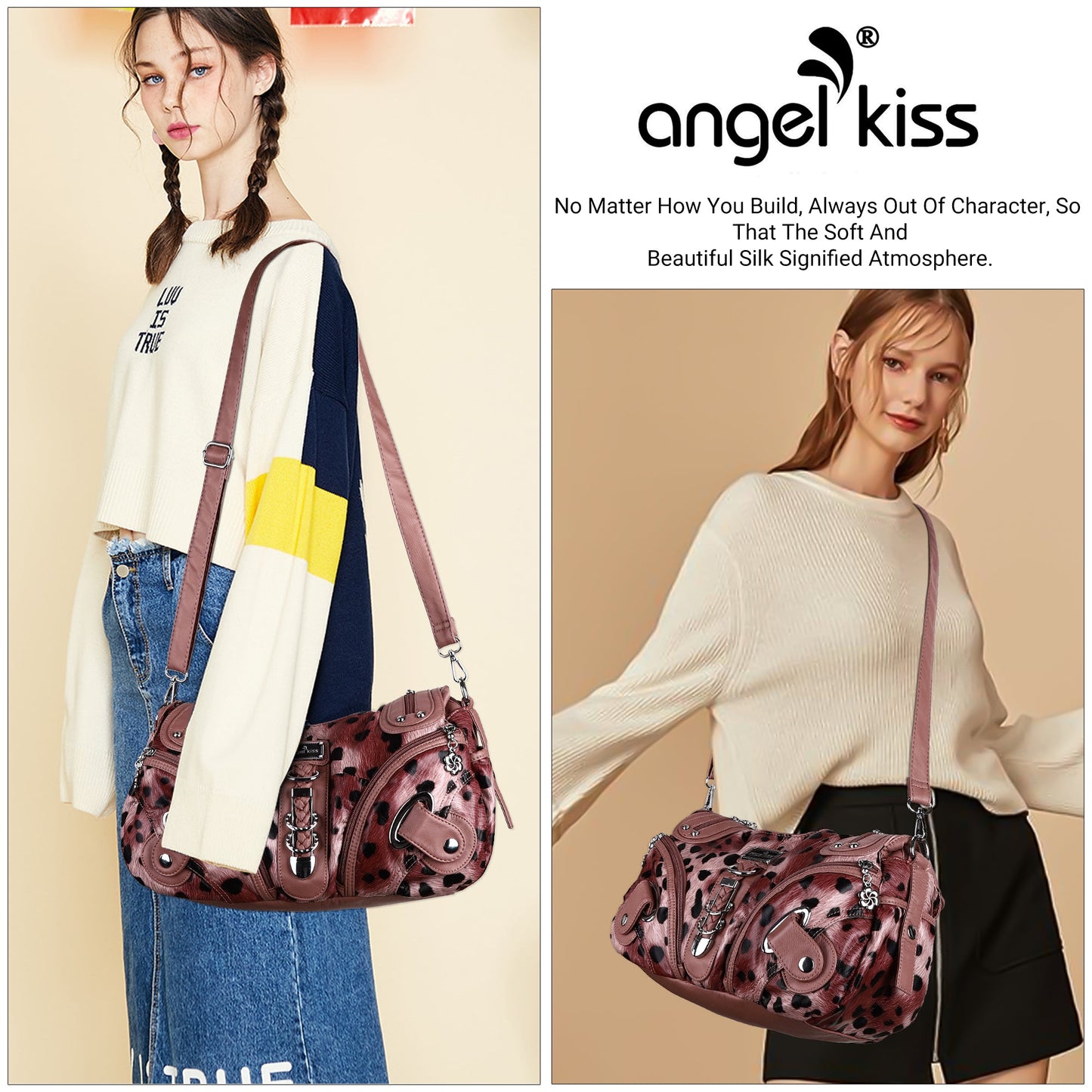 Urban Hobo Shoulder Handbag (Leopard Release)