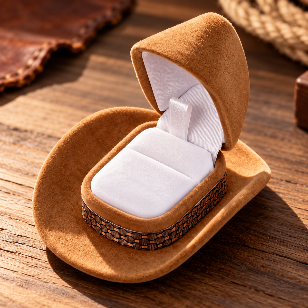Western Cowboy Hat Gift Box