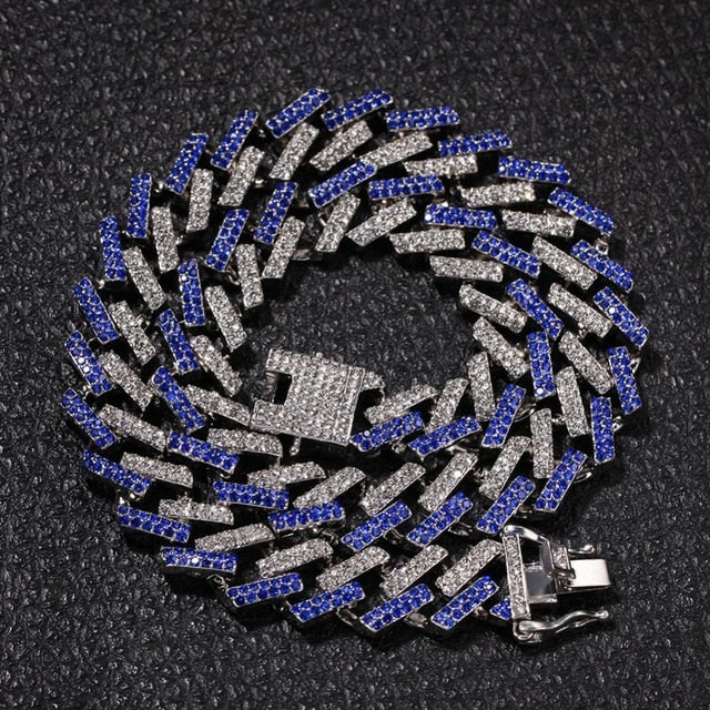 AVORA - ICED PRONG CUBAN CHAIN