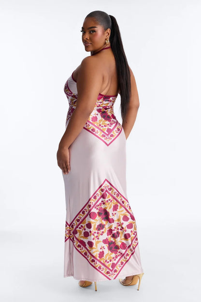 Louisa | Satin Maxi Dress