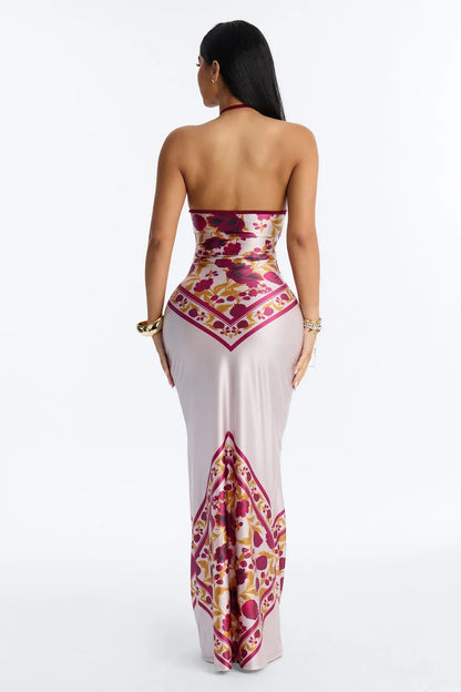 Louisa | Satin Maxi Dress