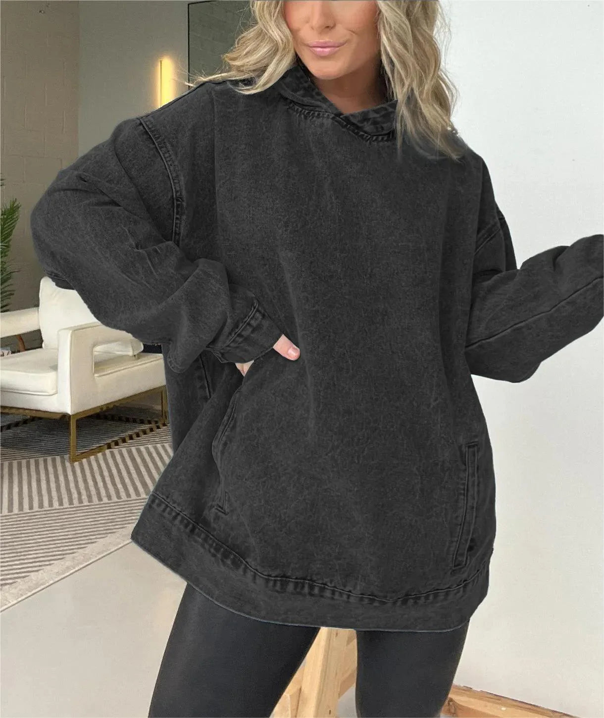 Avora Denim Hoodie