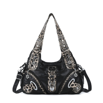 Urban Hobo Shoulder Handbag (Leopard Release)