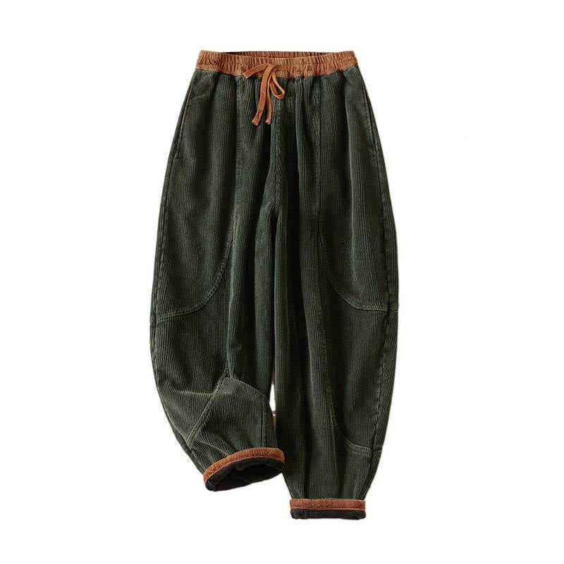 Thermal Fleece-Lined Harem Pants