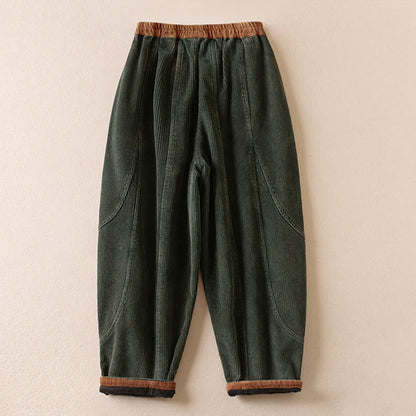 Thermal Fleece-Lined Harem Pants
