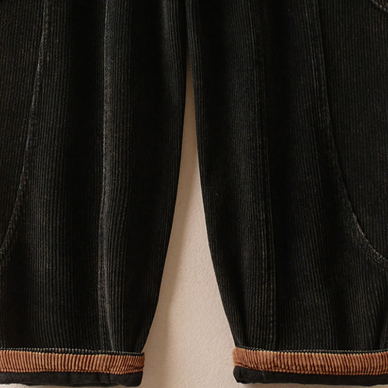 Thermal Fleece-Lined Harem Pants