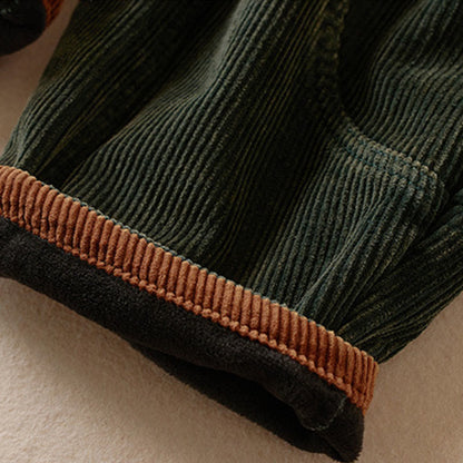 Thermal Fleece-Lined Harem Pants