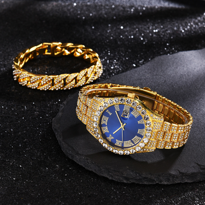 Presidential Watch + Bracelet ( Combo deal )
