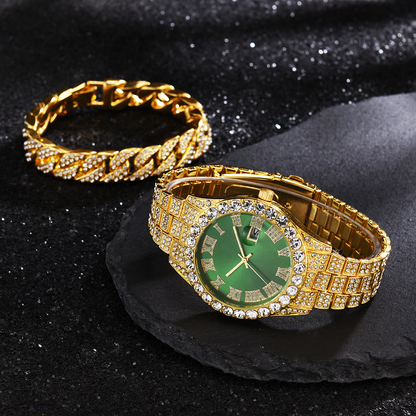 Presidential Watch + Bracelet ( Combo deal )