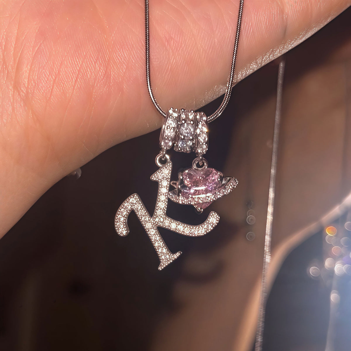 Avora | Initial Heart Necklace