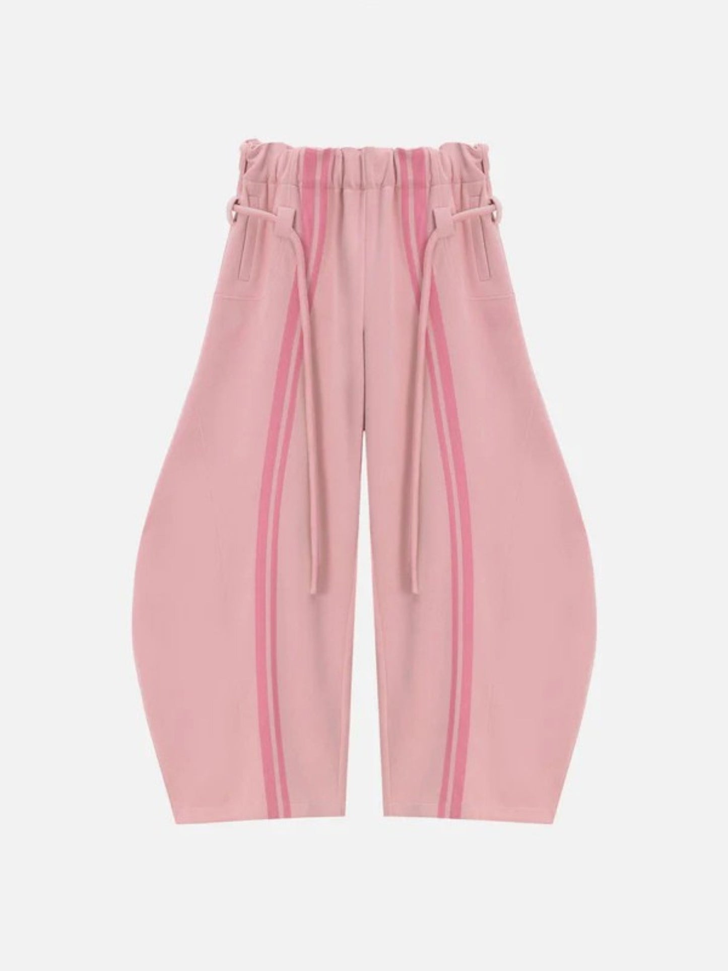 Stripe Baggy Barrel Sweatpants