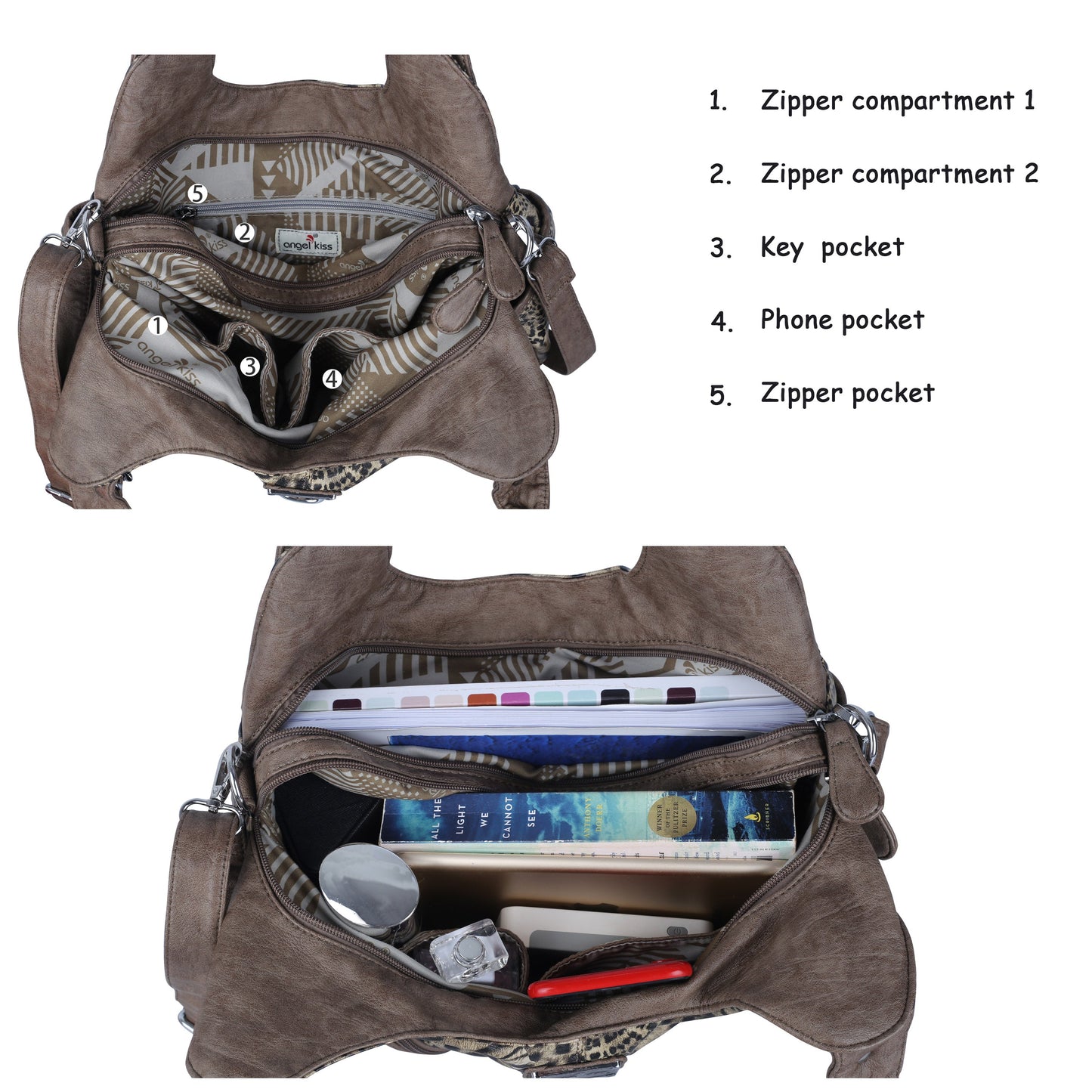 Urban Hobo Shoulder Handbag (Leopard Release)