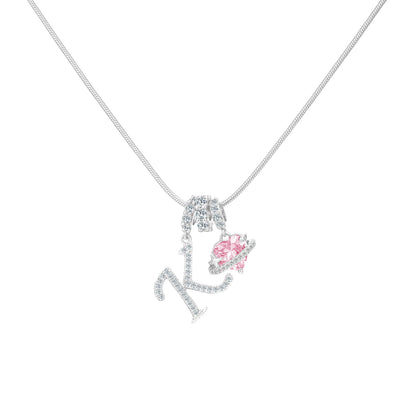 Avora | Initial Heart Necklace
