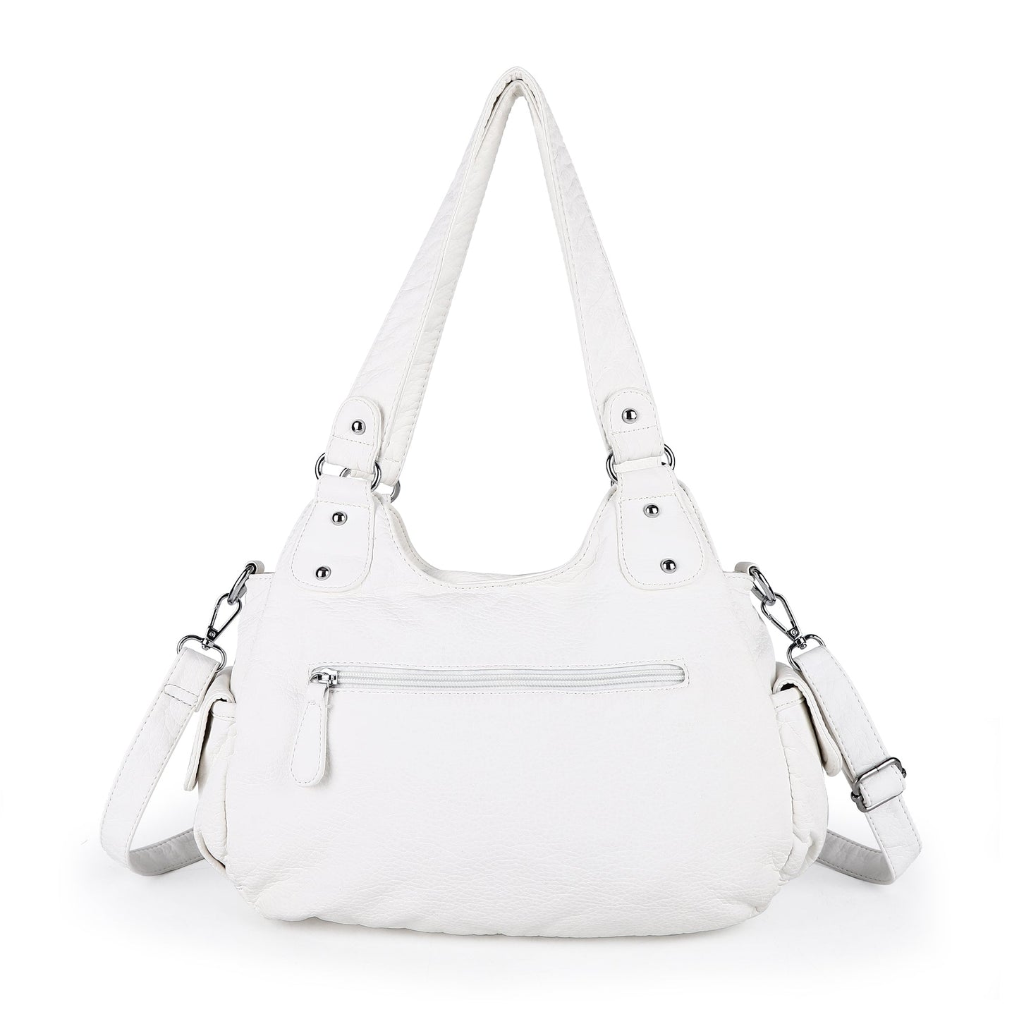 Women Shoulder Bag Handbag of Washed PU Leather