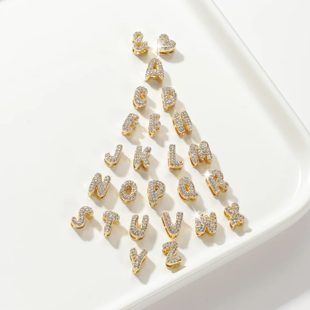 Crystal name necklace