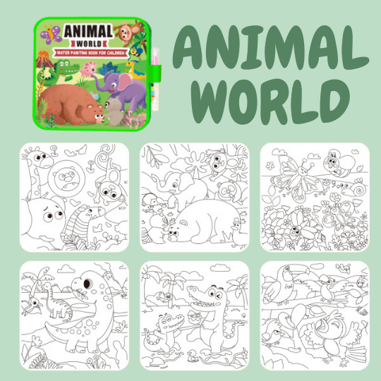 Avora™ Montessori Mess-Free Coloring Book