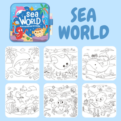 Avora™ Montessori Mess-Free Coloring Book