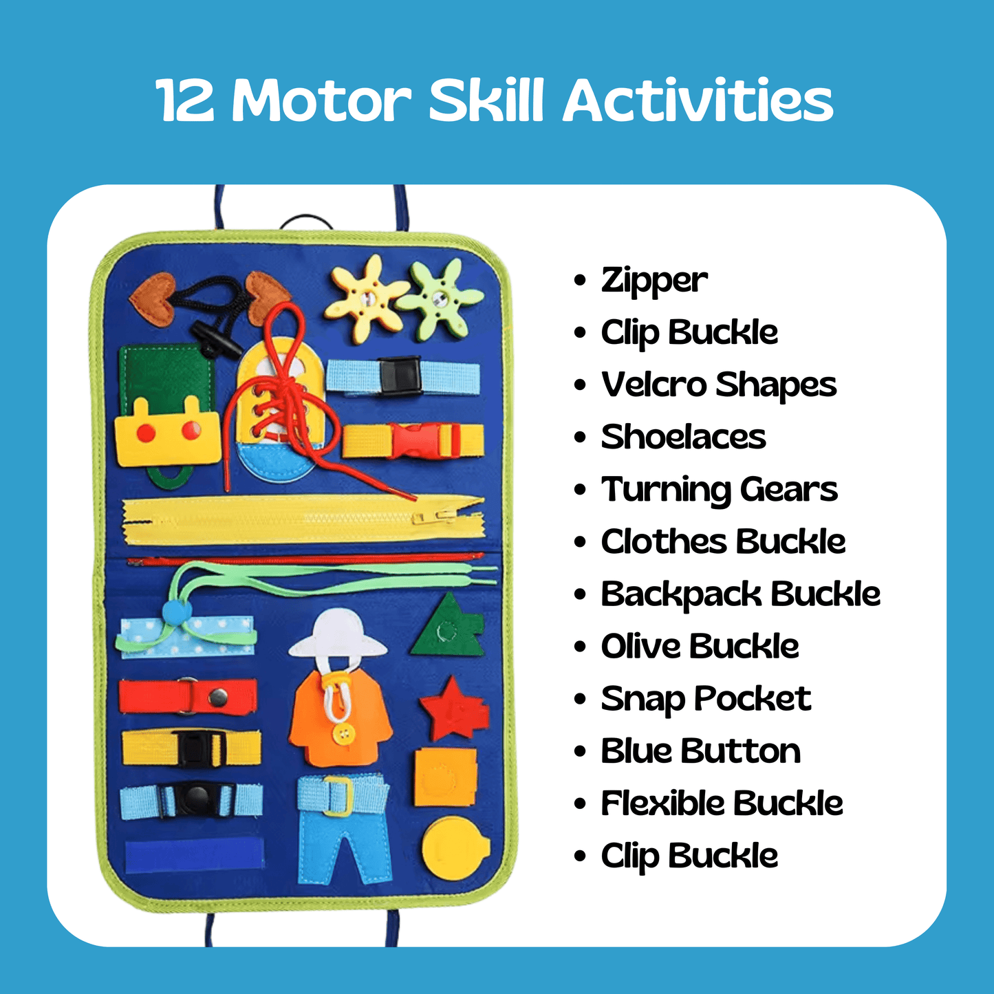 Avora™- Montessori Busy Board