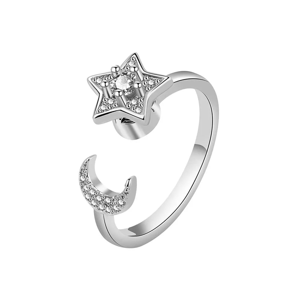 Midnight Sky Spinner Anxi Ring