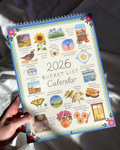 2026 Bucket List Calendar