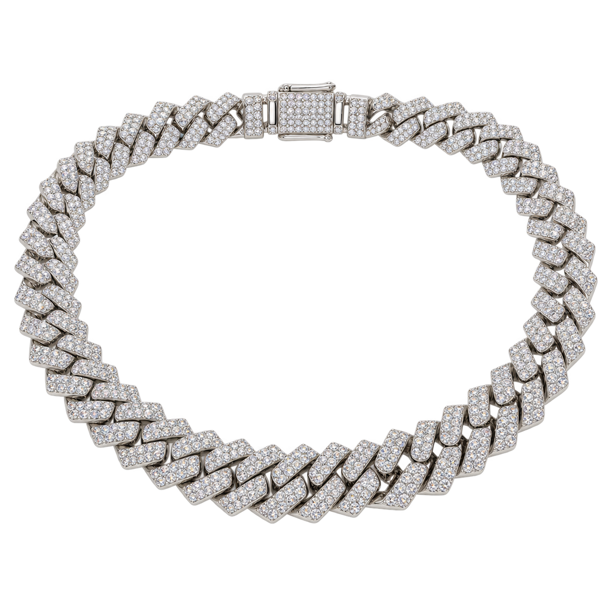 AVORA - ICED PRONG CUBAN CHAIN
