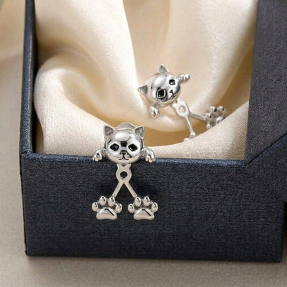 Quinsee | S925 Cat Earrings