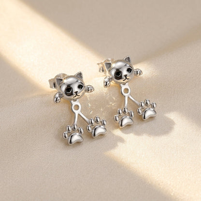 Quinsee | S925 Cat Earrings