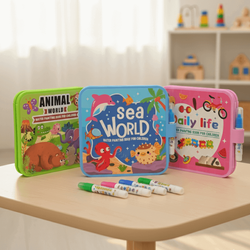 Avora™ Montessori Mess-Free Coloring Book