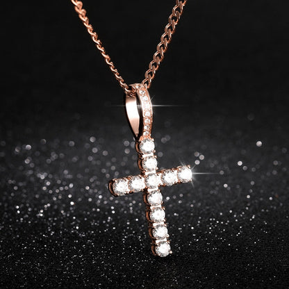 AVORA - ICED CROSS CHAIN