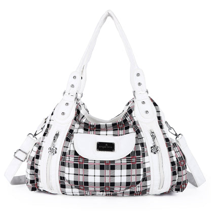 Women  handbag with High Quality Washed PU Multi-function Bag