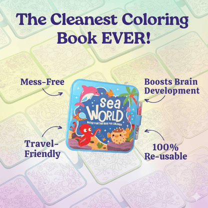 Avora™ Montessori Mess-Free Coloring Book