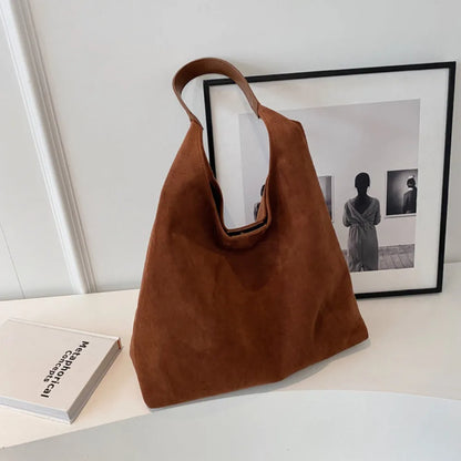 Nalia Suede Hobo Bag