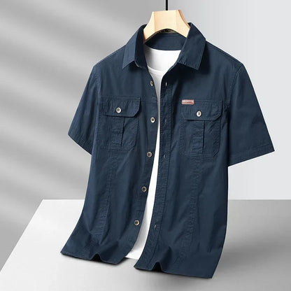 Anderson Half Sleeve Cotton Over Shirt