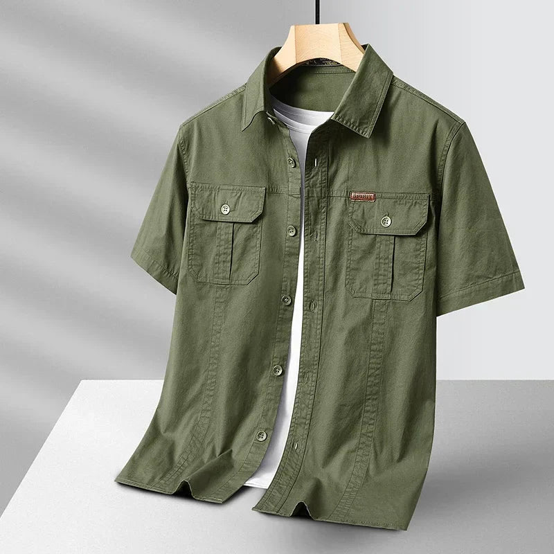 Anderson Half Sleeve Cotton Over Shirt