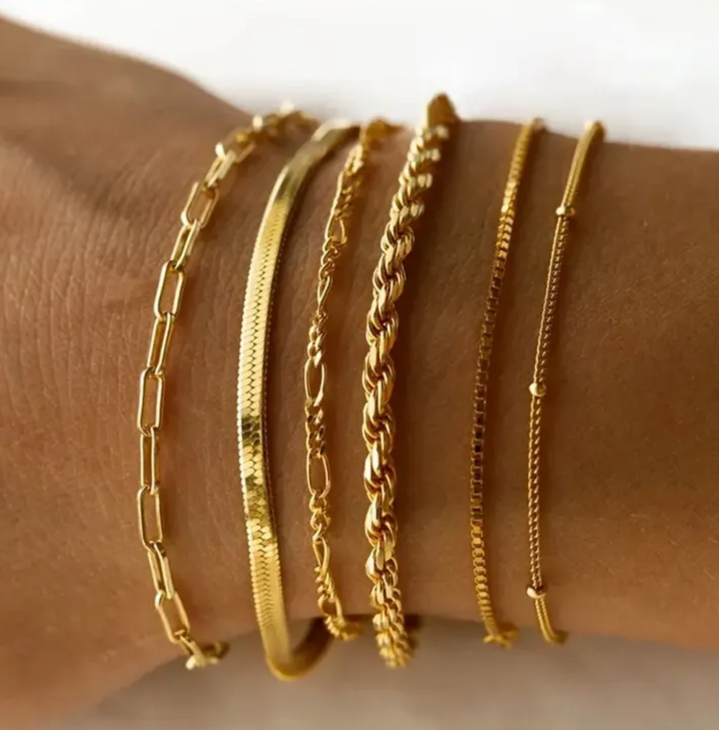 STACKING CHAIN BRACELET ( FULL-SET )