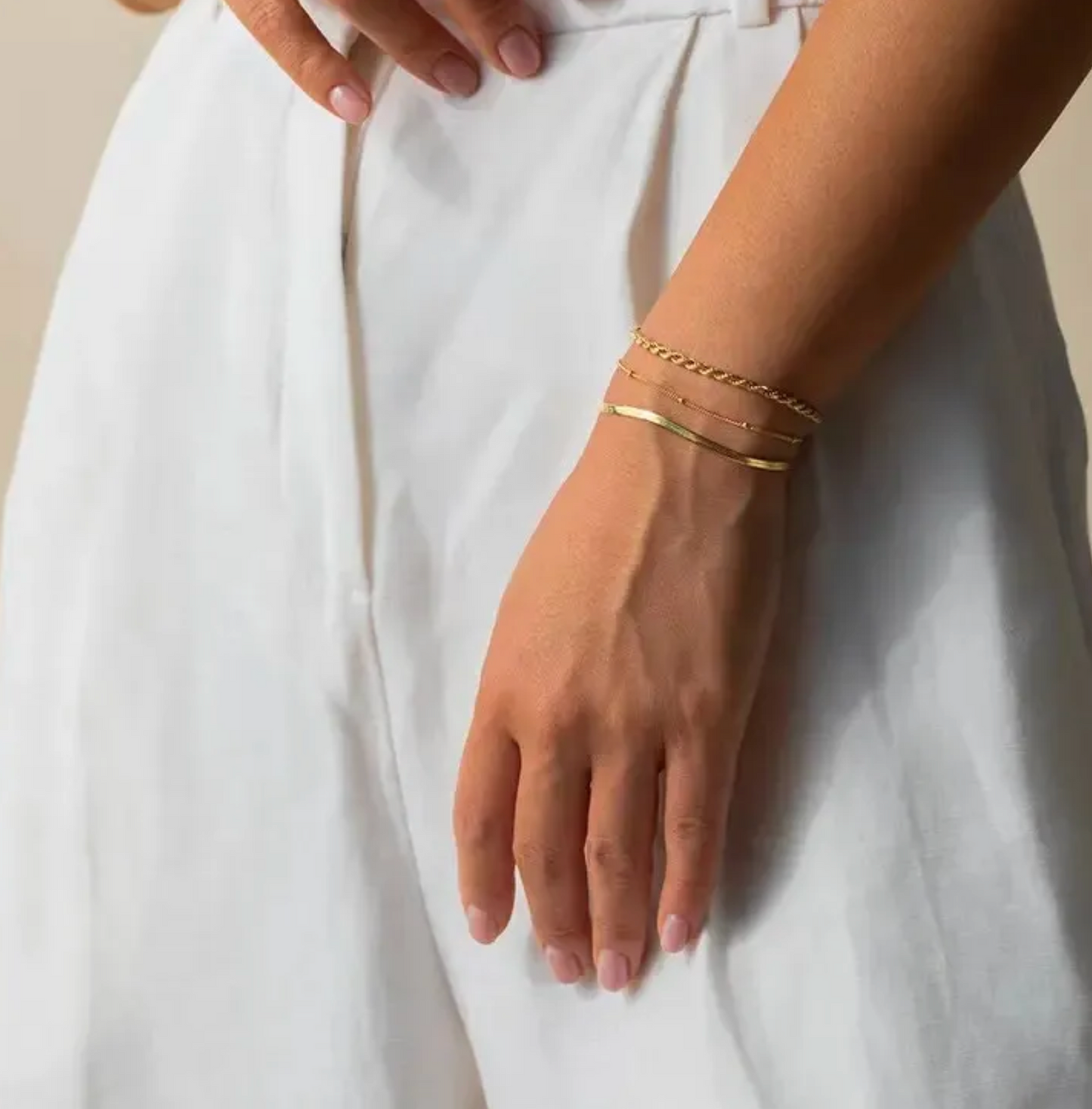 STACKING CHAIN BRACELET ( FULL-SET )
