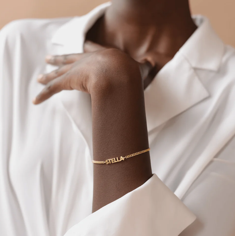 Custom Name Chain Bracelet