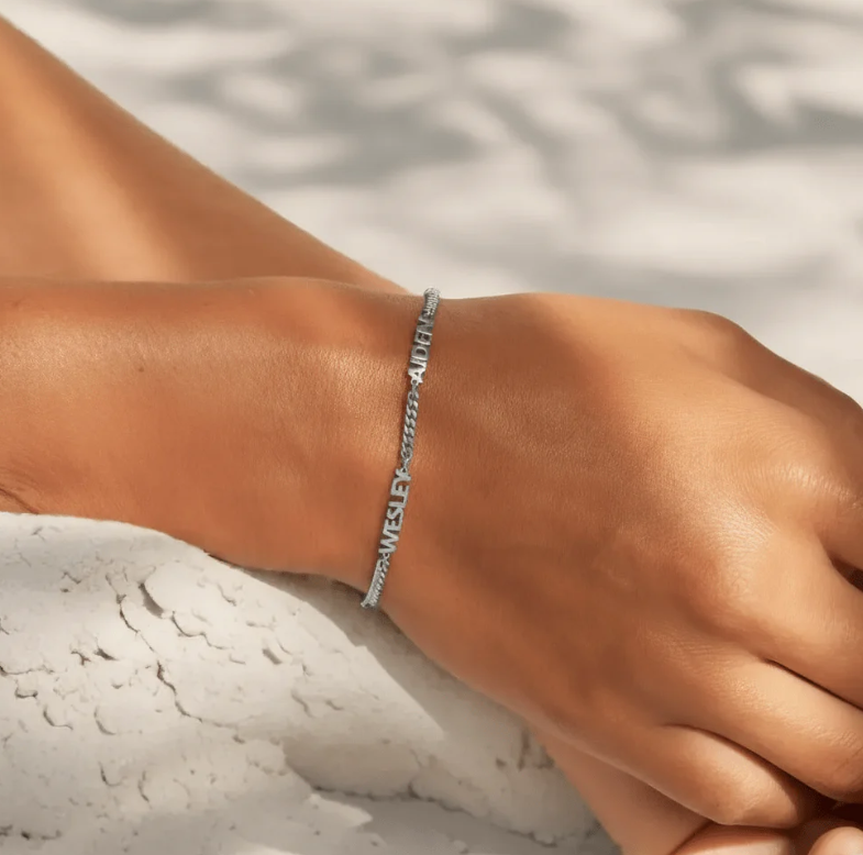 Custom Name Chain Bracelet