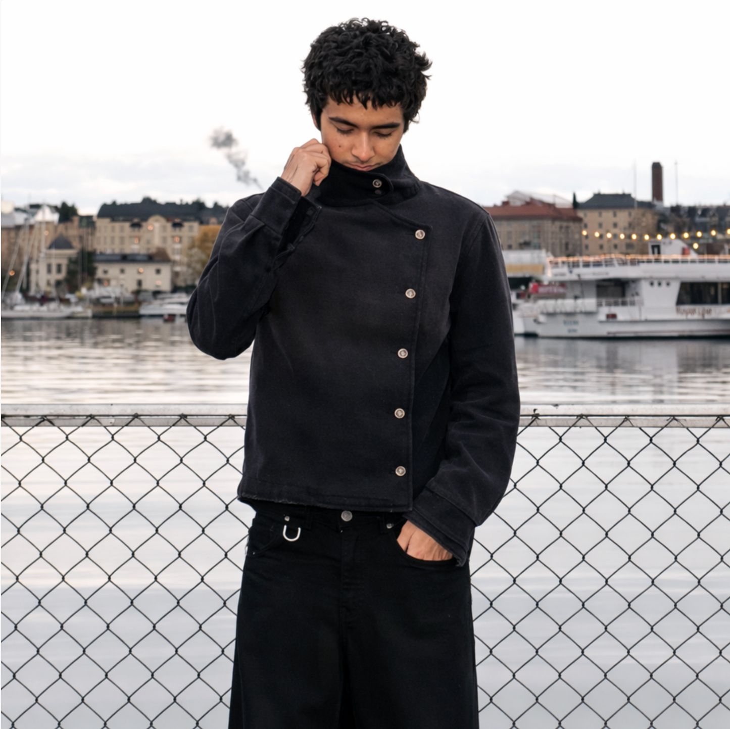 Vintage Fencing Denim Jacket - UNISEX