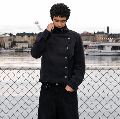 Vintage Fencing Denim Jacket - UNISEX