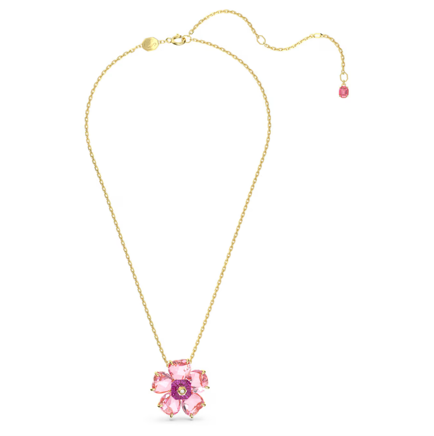 Zirca Rose Flower Necklace
