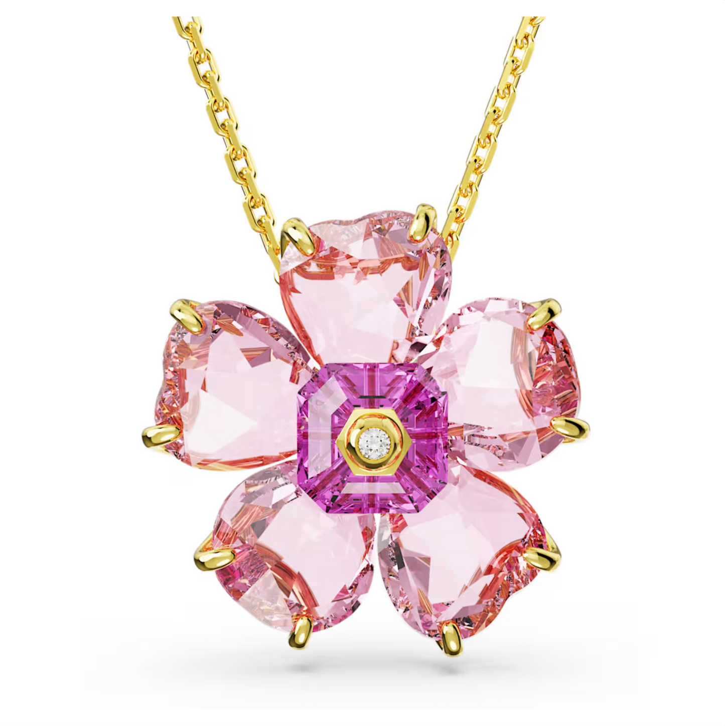Zirca Rose Flower Necklace