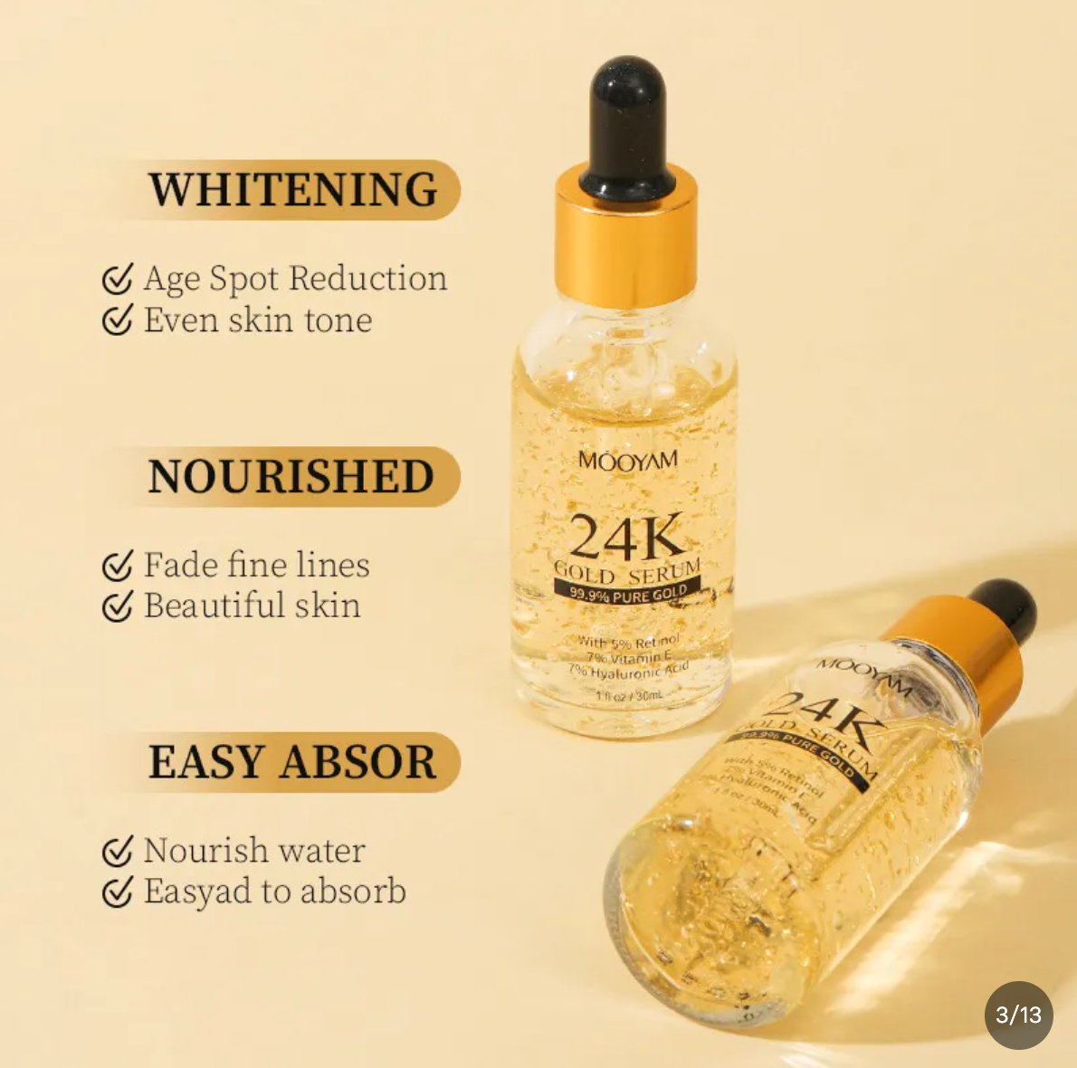 24k Gold Serum