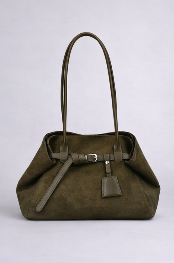 The Le Mons Suede Bag