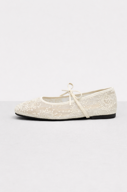 Avora™ Mirielle Embroidered Ribbon Flats
