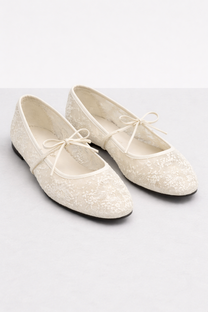 Avora™ Mirielle Embroidered Ribbon Flats