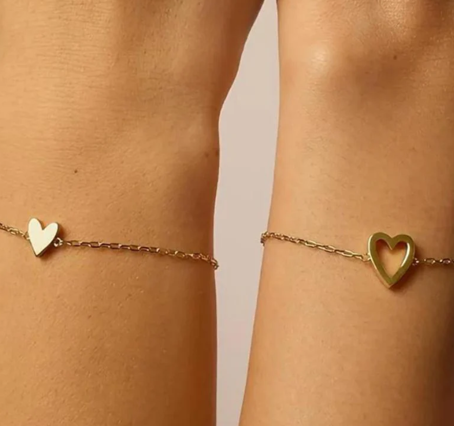 Matching Hearts Bracelet- Mother's Day Special
