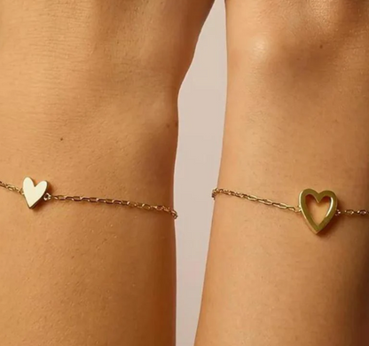 Matching Hearts Bracelet- Mother's Day Special