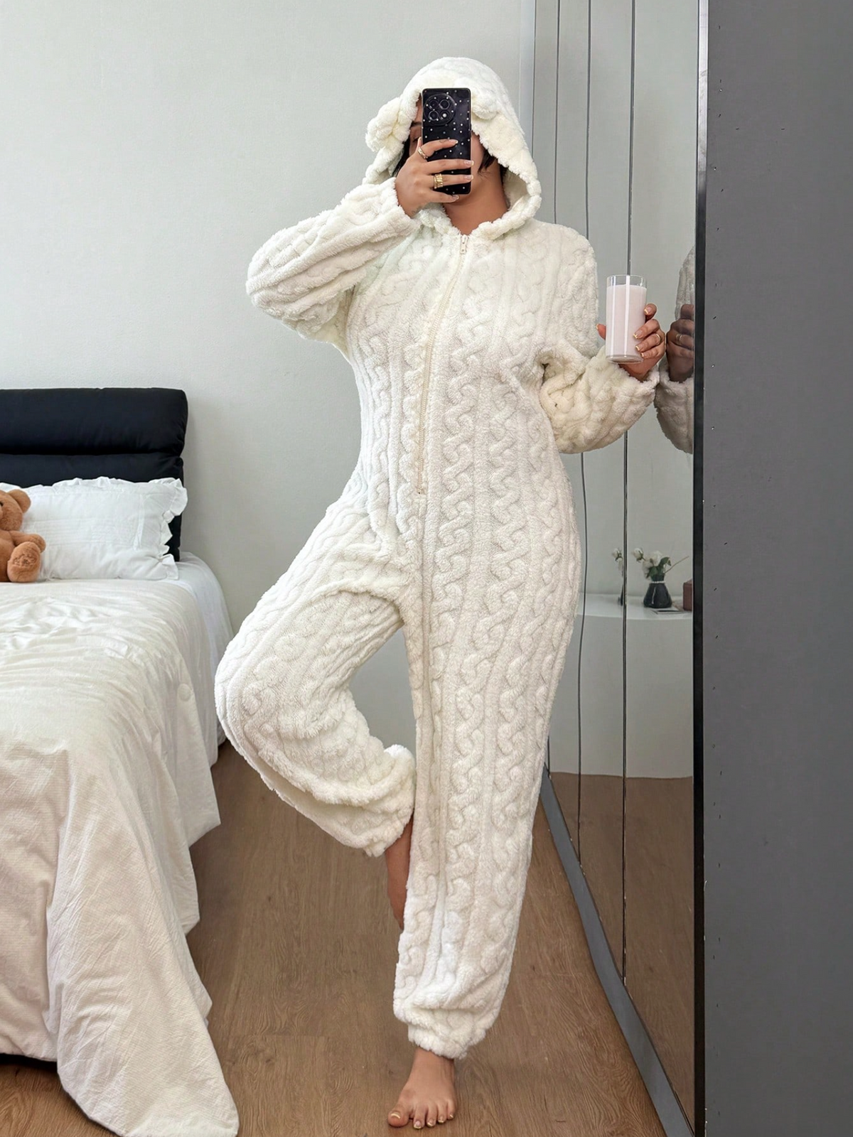 Avora | Teddy Bear Jumpsuit