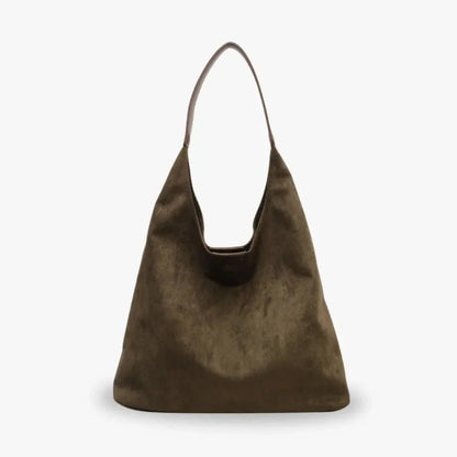 Nalia Suede Hobo Bag